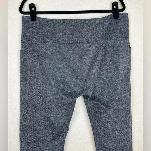 ATHLETA Women's XL Herringbone Mercer Tight Black Grey Phone Pockets Athletic - Picture 9 of 13